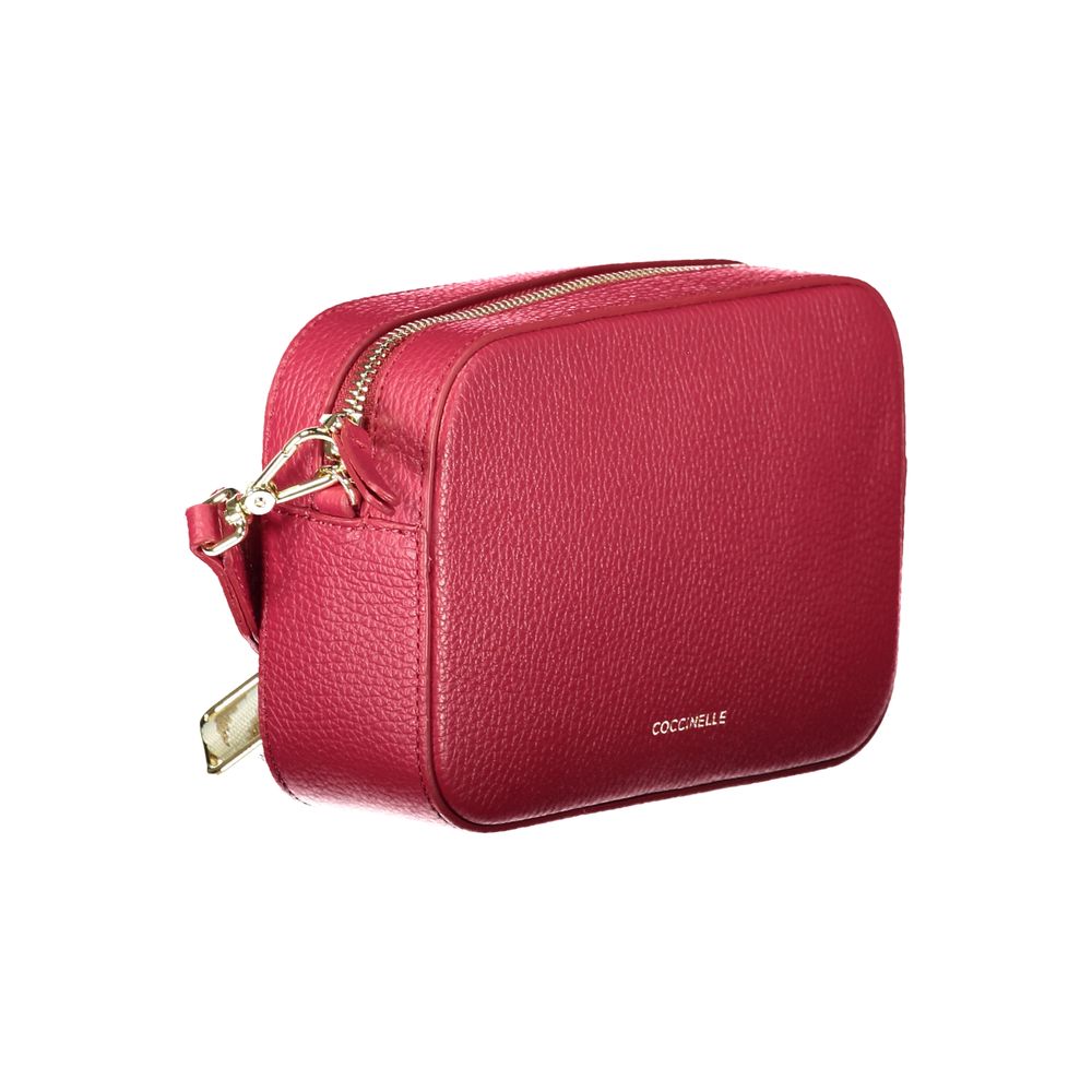 Sac à main Coccinelle en cuir rouge pour femme