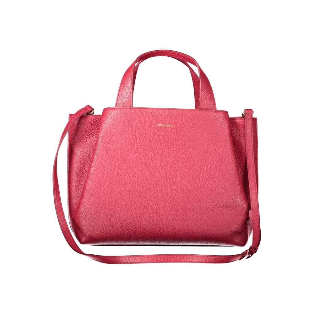 Sac à main Coccinelle en cuir rouge pour femme