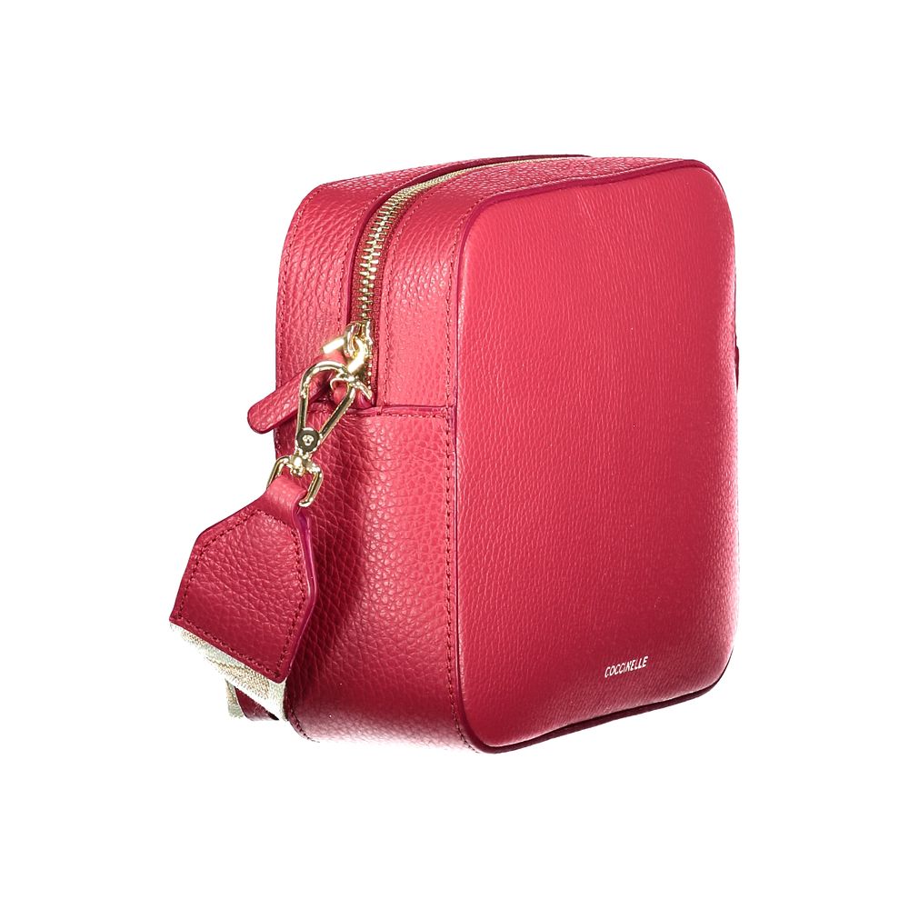 Sac à main Coccinelle en cuir rouge pour femme