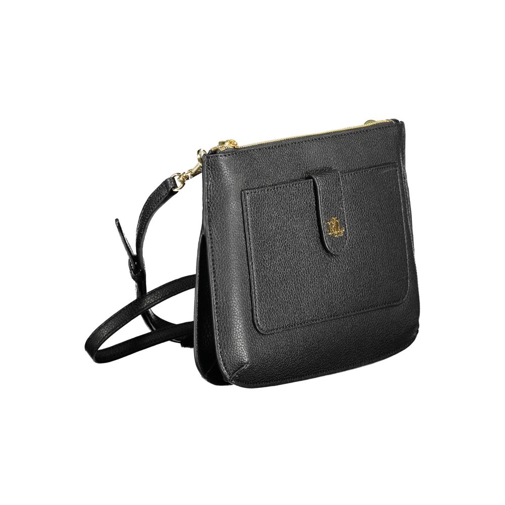 Ralph Lauren Black Leather Handbag at The Platonist