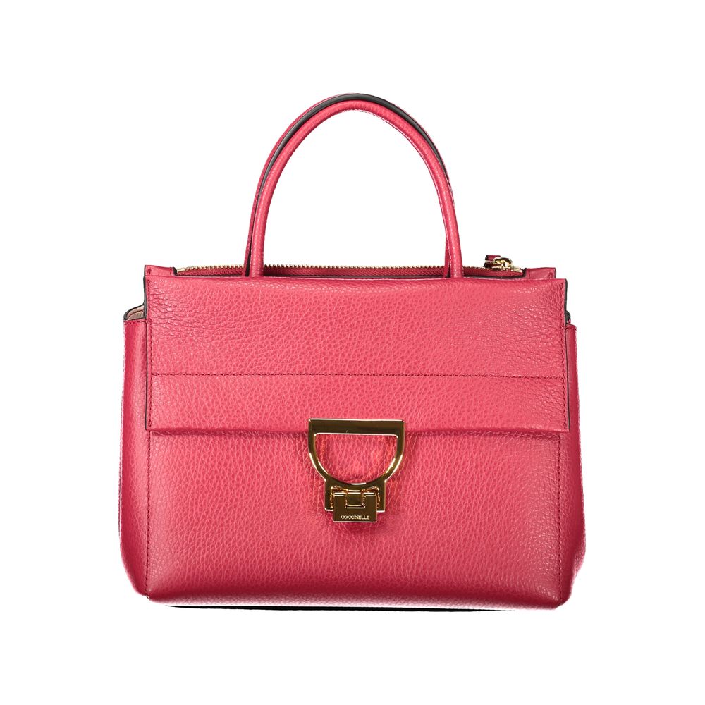 Sac à main en cuir rouge Coccinelle