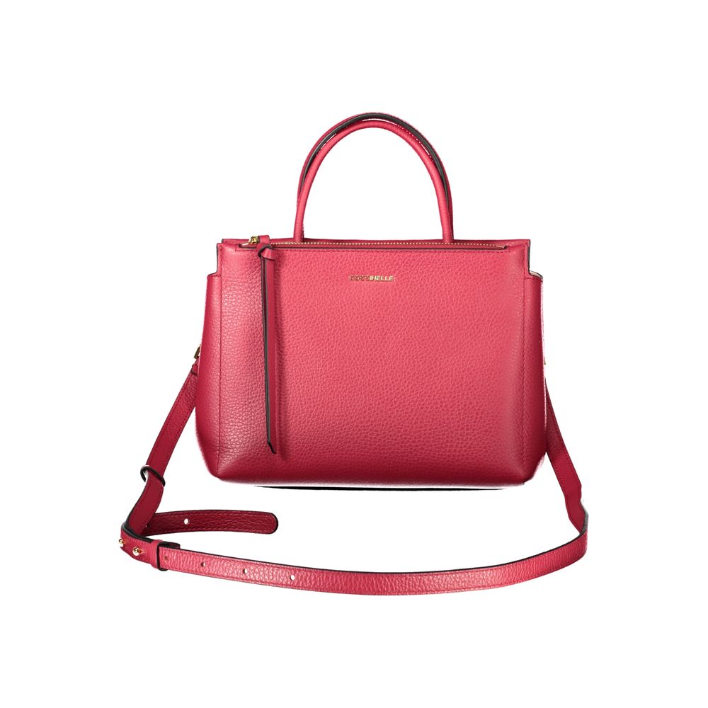 Sac à main en cuir rouge Coccinelle