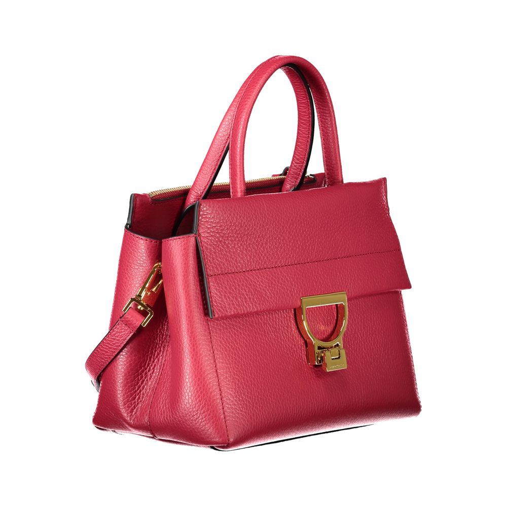 Sac à main en cuir rouge Coccinelle