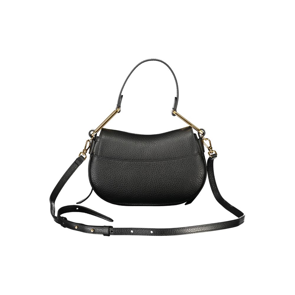Sac à main en cuir noir Coccinelle