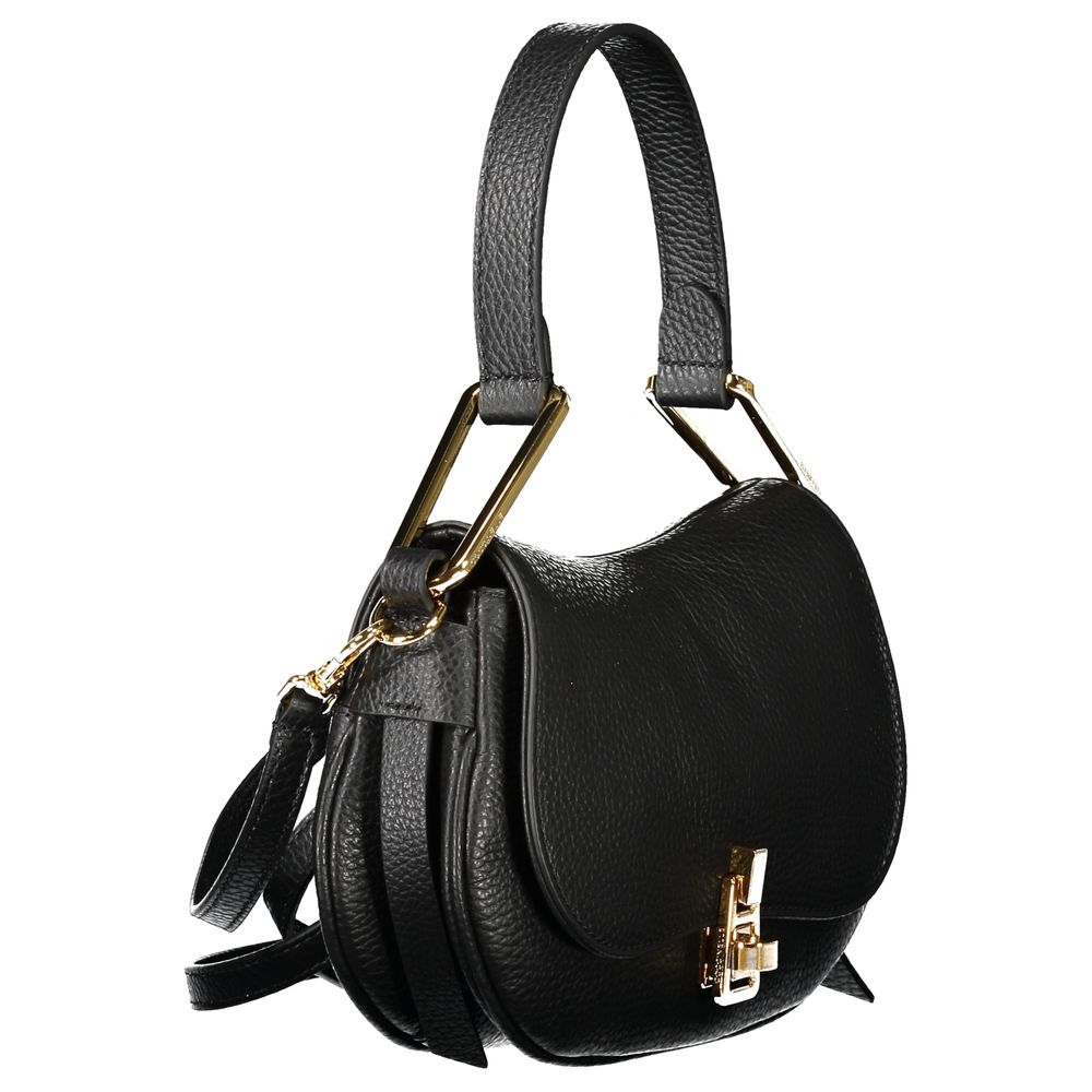 Sac à main en cuir noir Coccinelle