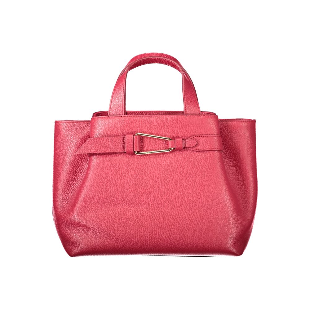 Sac à main en cuir rouge Coccinelle