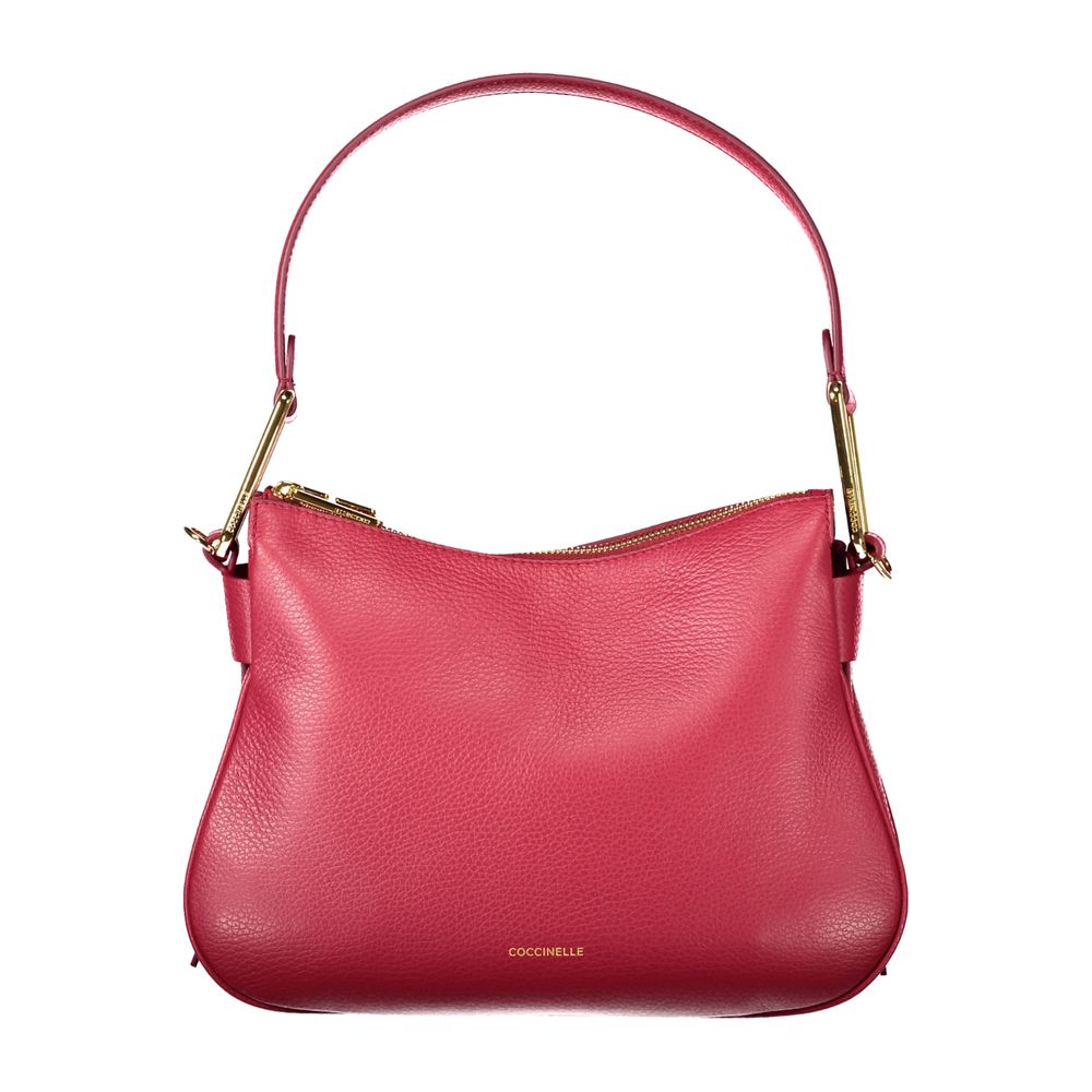 Sac à main en cuir rouge Coccinelle