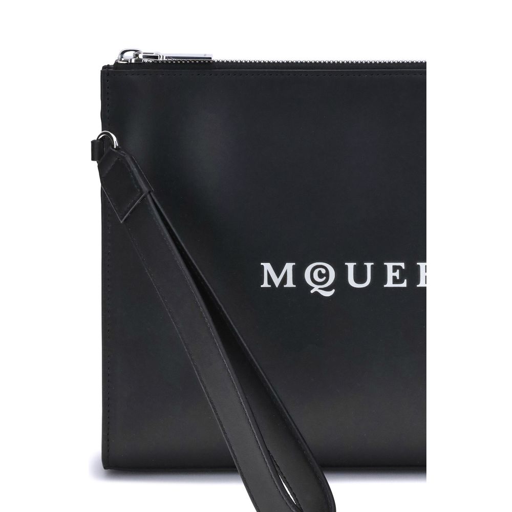 Pochette en cuir Alexander McQueen