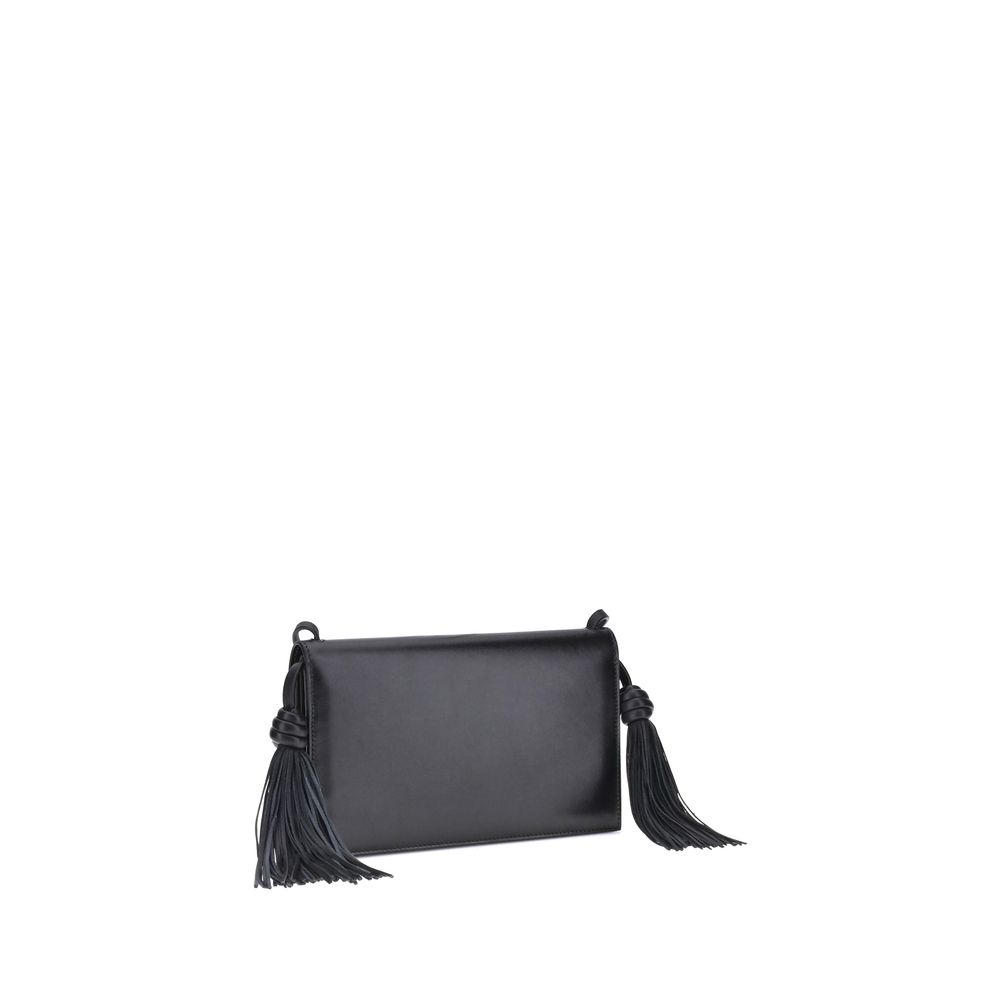Sac à bandoulière à pompons Jil Sander