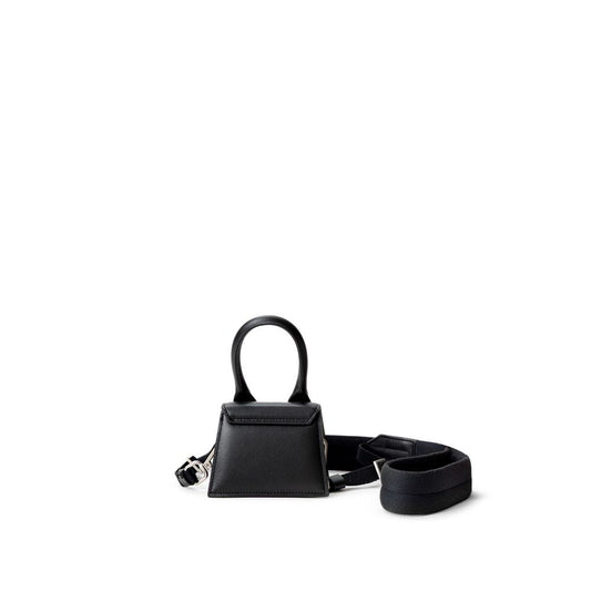 Jacquemus Black Leather Handbag at The Platonist