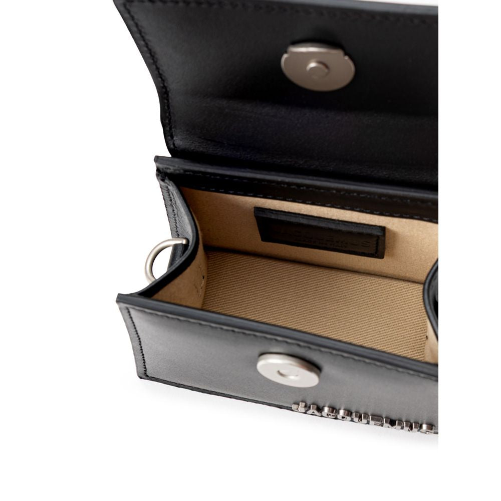 Jacquemus Black Leather Handbag at The Platonist