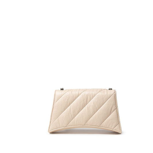 Balenciaga Beige Leather Shoulder Bag at The Platonist