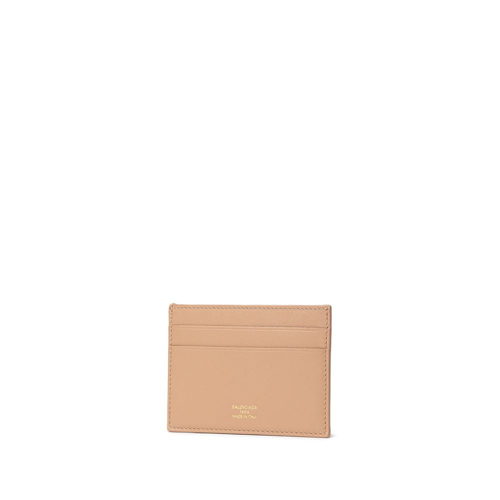 Balenciaga Beige Leather Cardholder at The Platonist