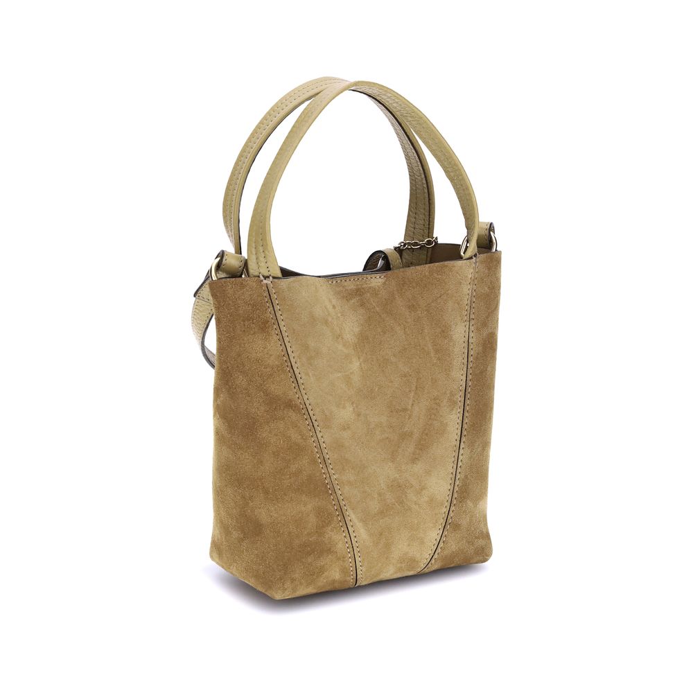 Chloé Suede Spin Handbag at The Platonist