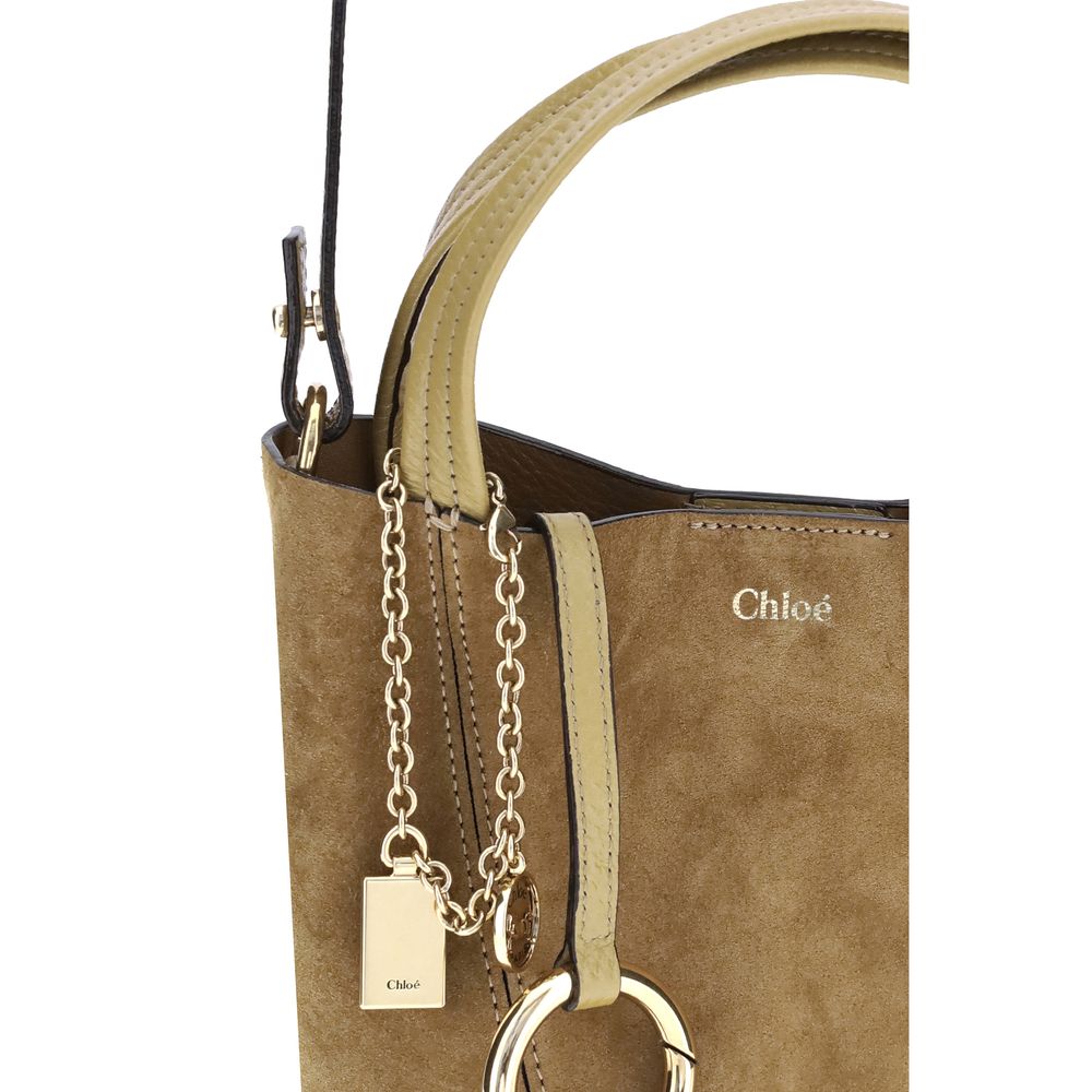 Chloé Suede Spin Handbag at The Platonist
