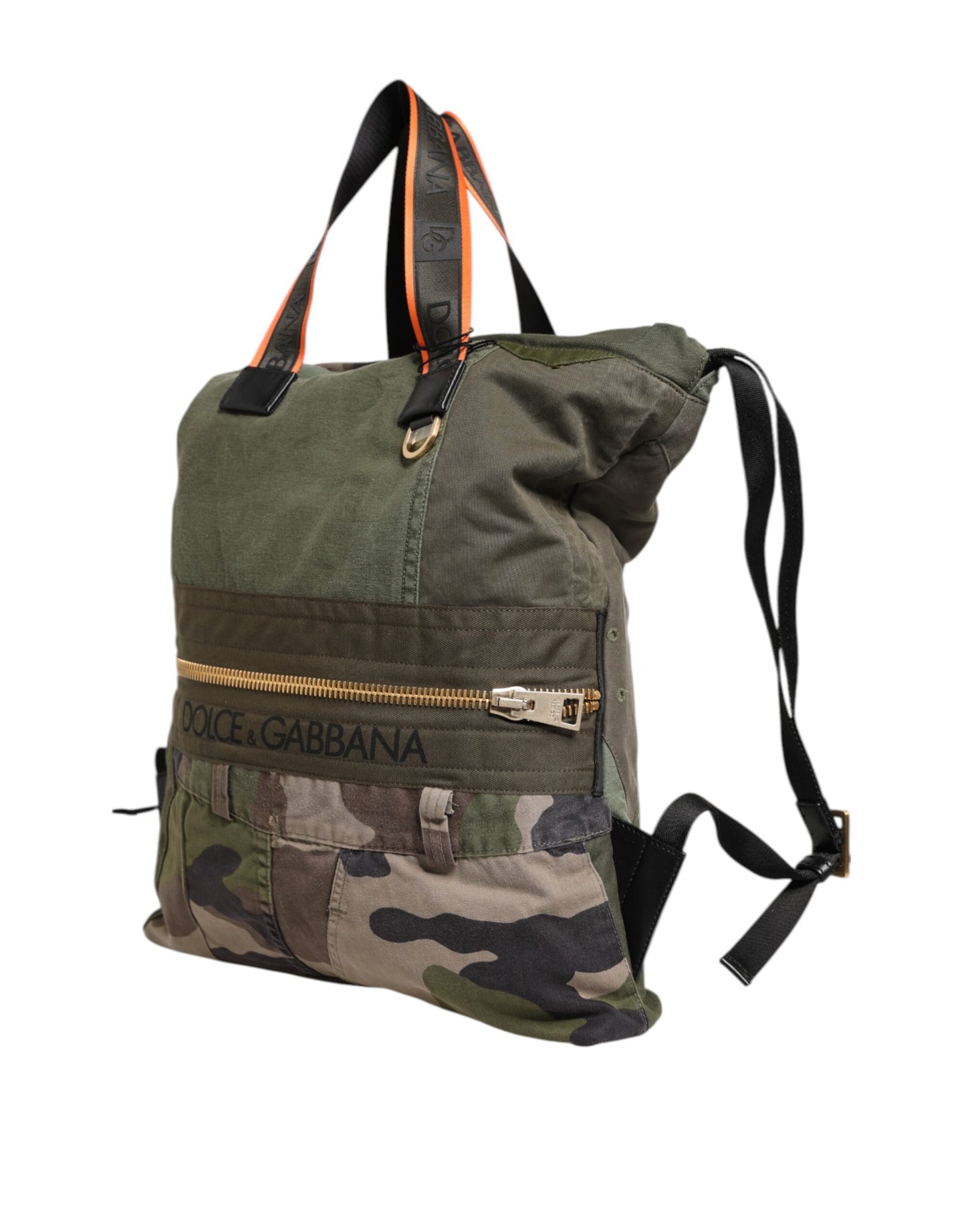 Portefeuille continental Dolce & Gabbana en cuir d'autruche vert exquis