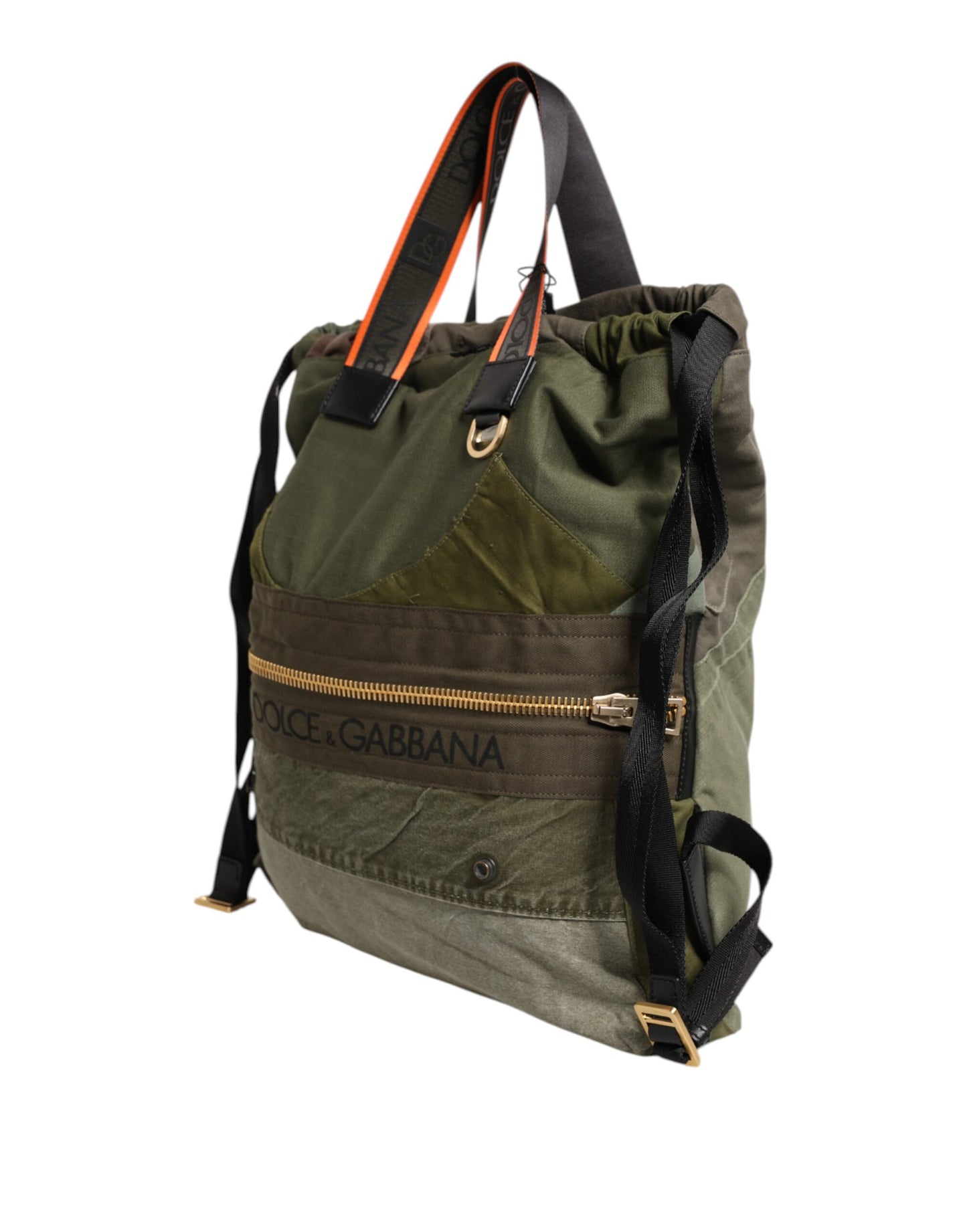Portefeuille continental Dolce & Gabbana en cuir d'autruche vert exquis