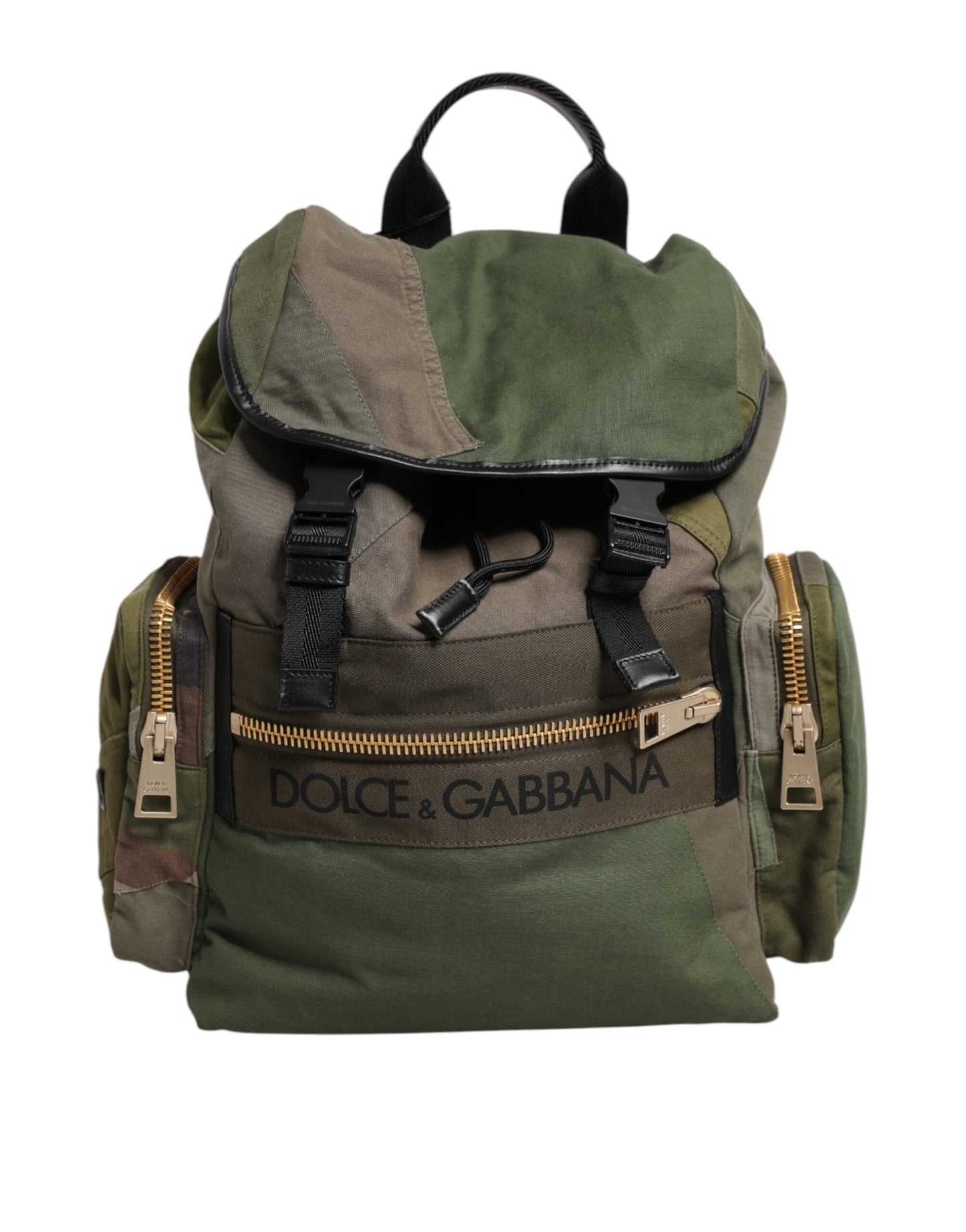 Portefeuille continental Dolce & Gabbana en cuir d'autruche vert exquis
