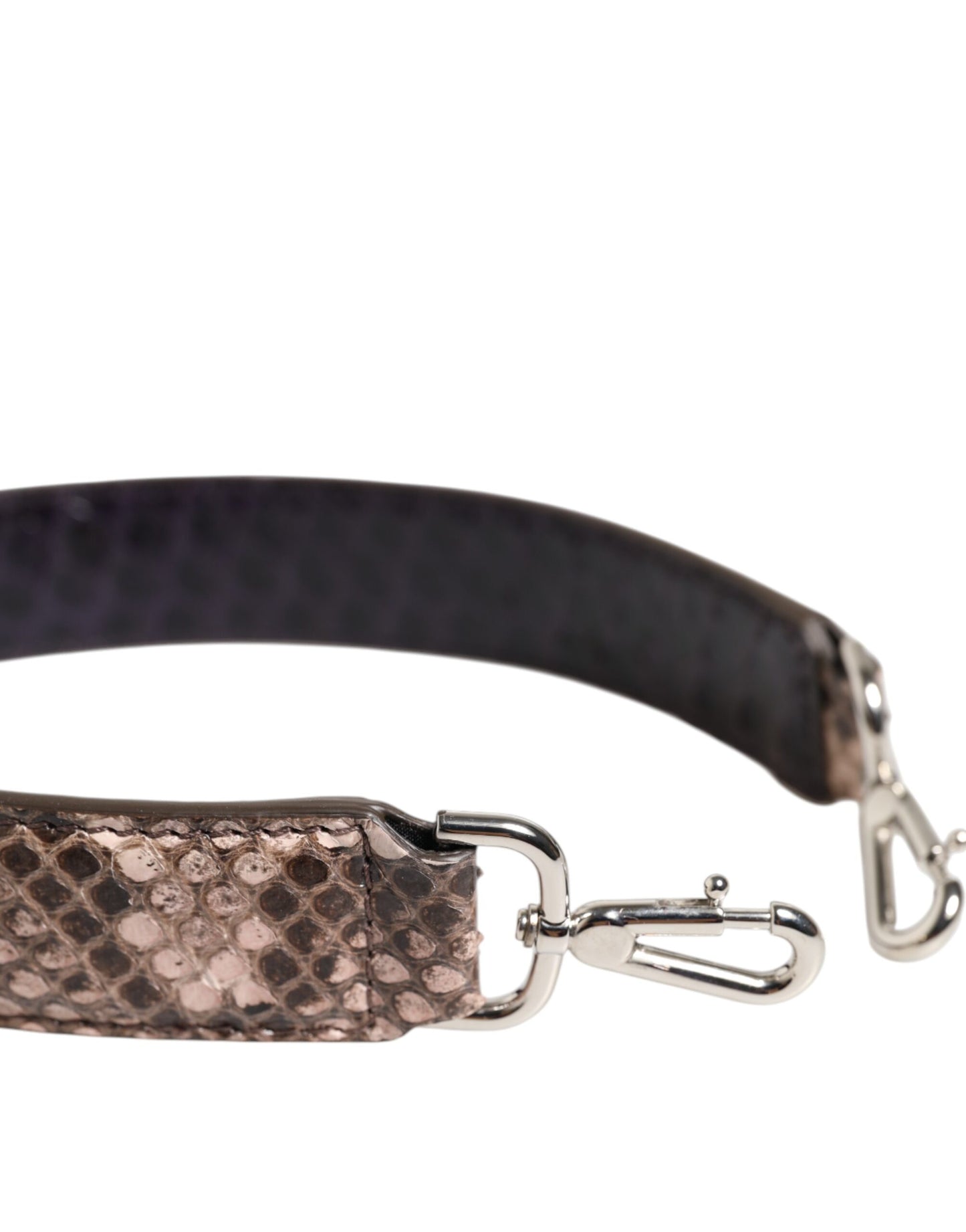 Dolce & Gabbana – Schultergurt für Handtaschenzubehör aus exotischem Leder in Braun
