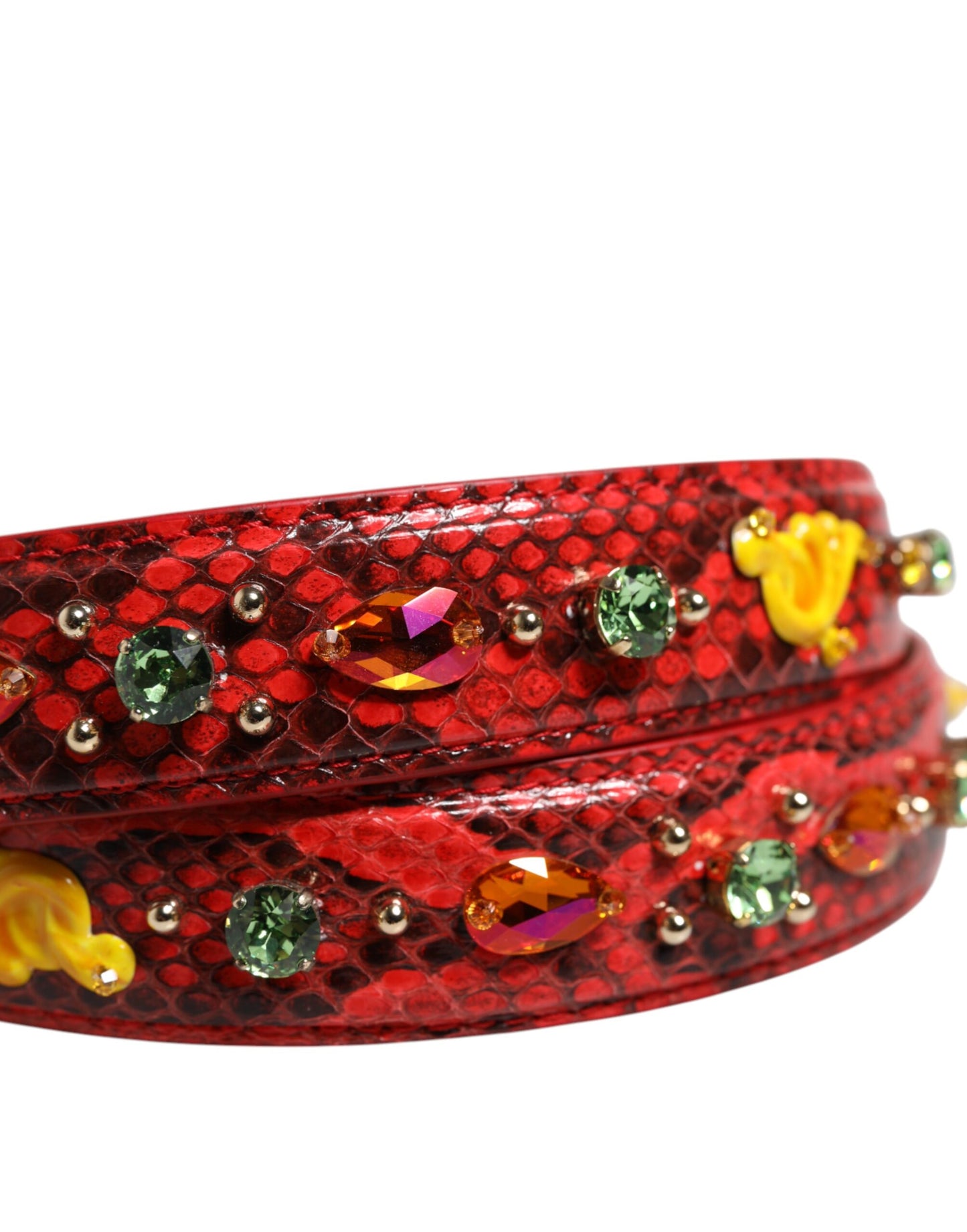 Bandoulière pour sac à main Dolce & Gabbana à ornements multicolores