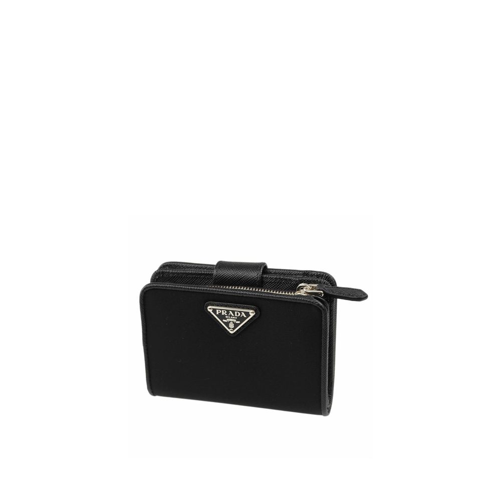 Prada Nylon and Leather French Wallet at The Platonist