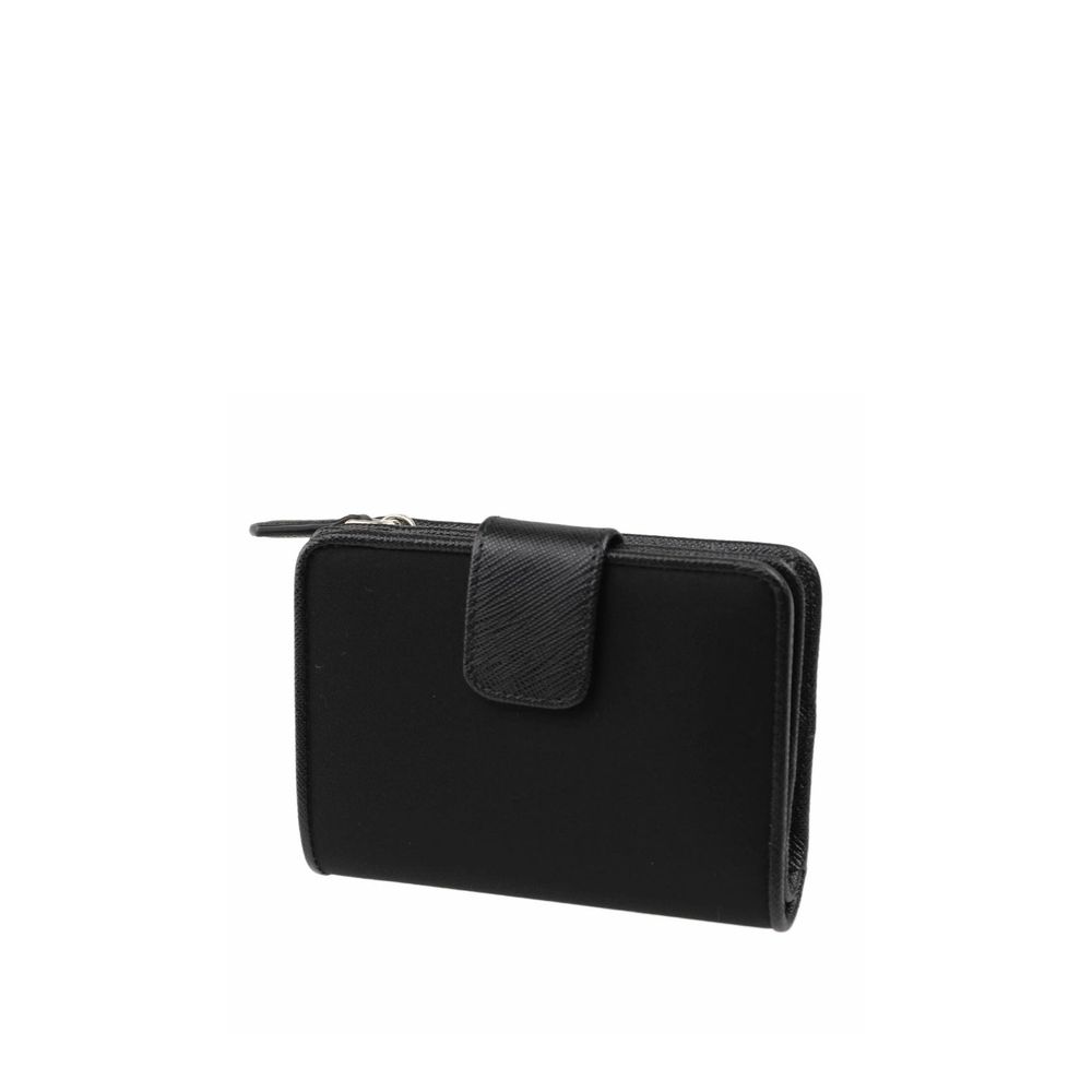 Prada Nylon and Leather French Wallet at The Platonist
