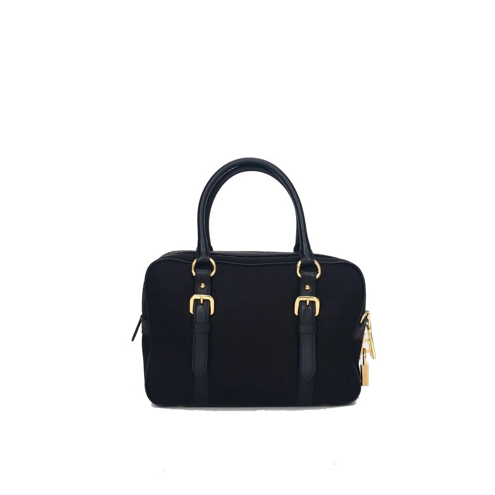 Prada Logo Nylon Top Hand Bag at The Platonist