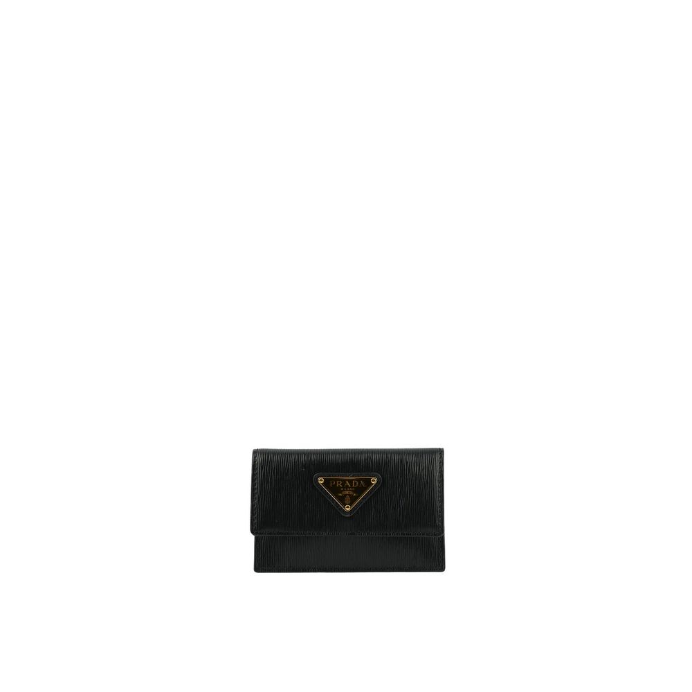 Prada Leather Card Holder at The Platonist