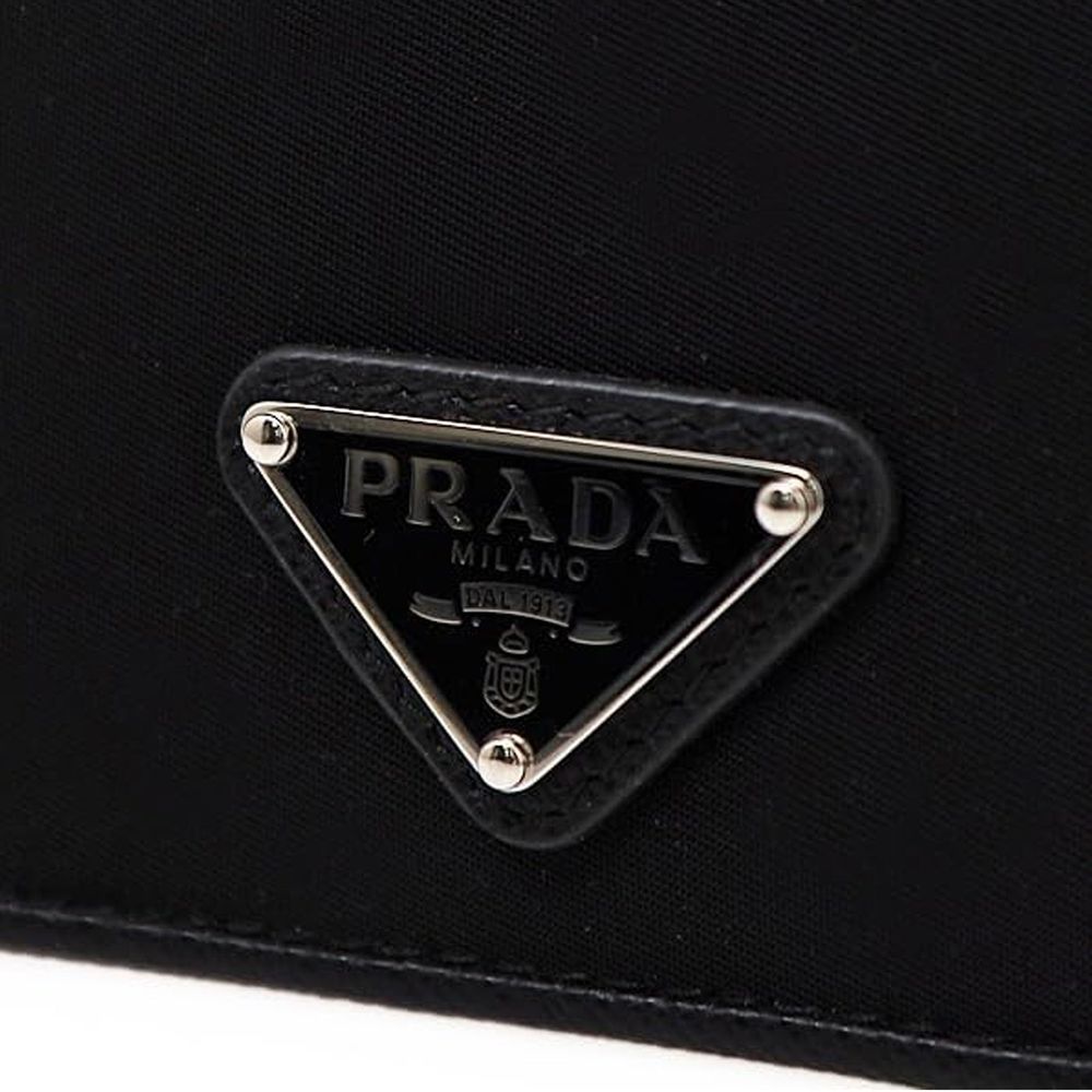 Prada Nylon And Leather Card Holder at The Platonist