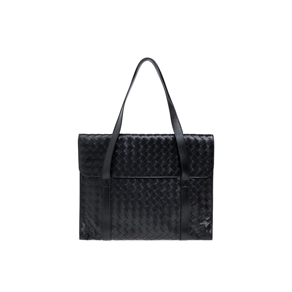 Bottega Veneta Intrecciato Leather Briefcase at The Platonist