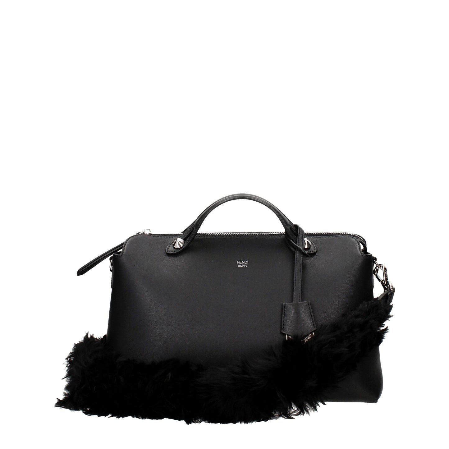 Fendi Black Leather Shoulder Bag at The Platonist