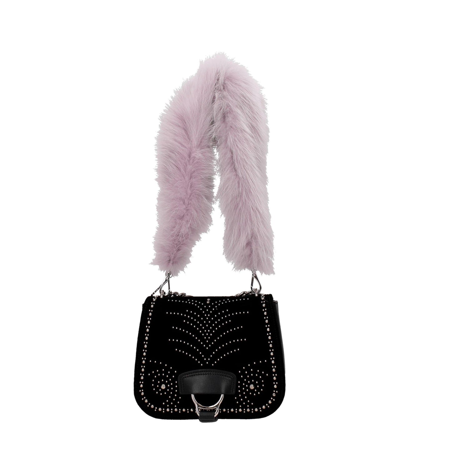 Miu Miu Purple Fur Shoulder Bag at The Platonist