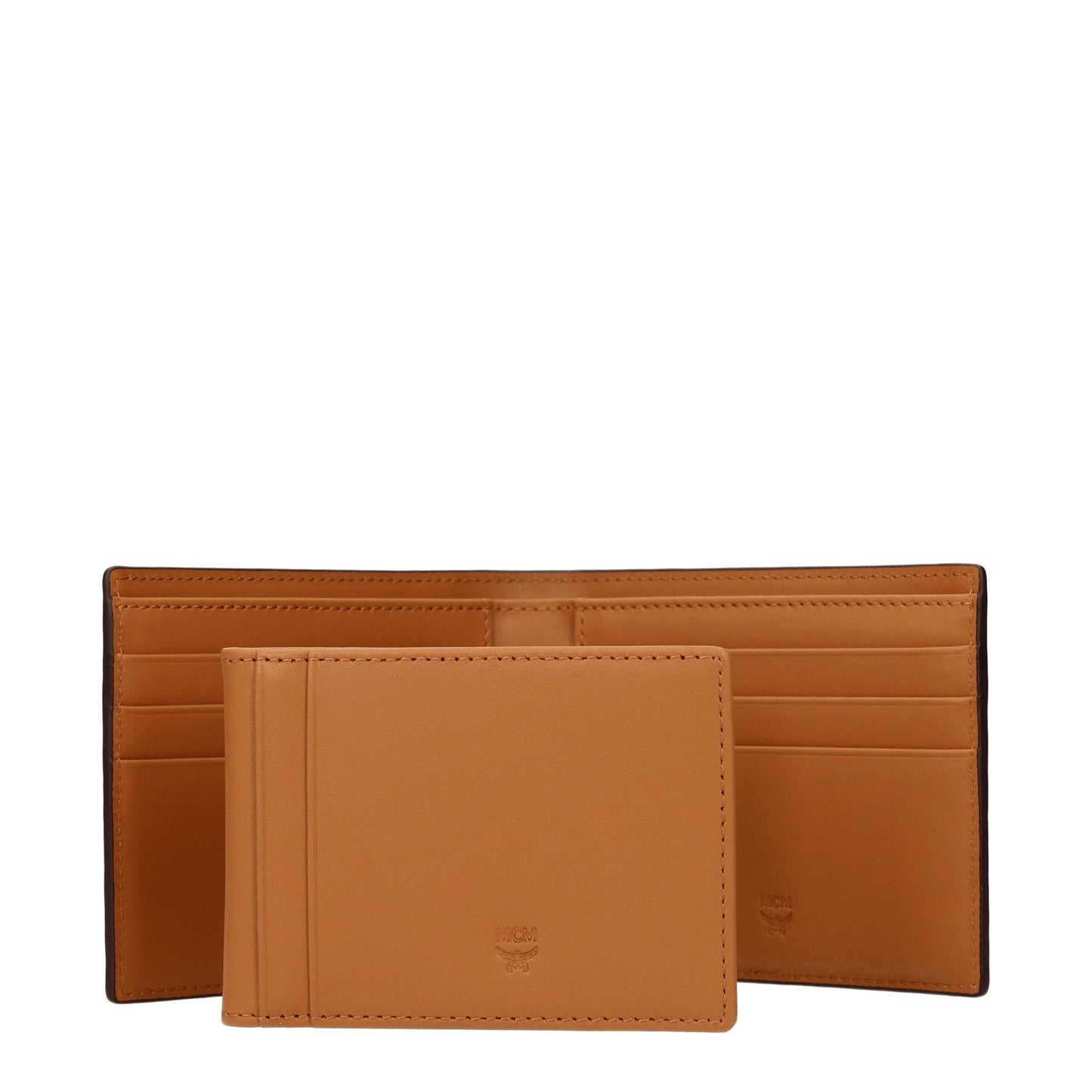 MCM Brown Leather Wallet at The Platonist