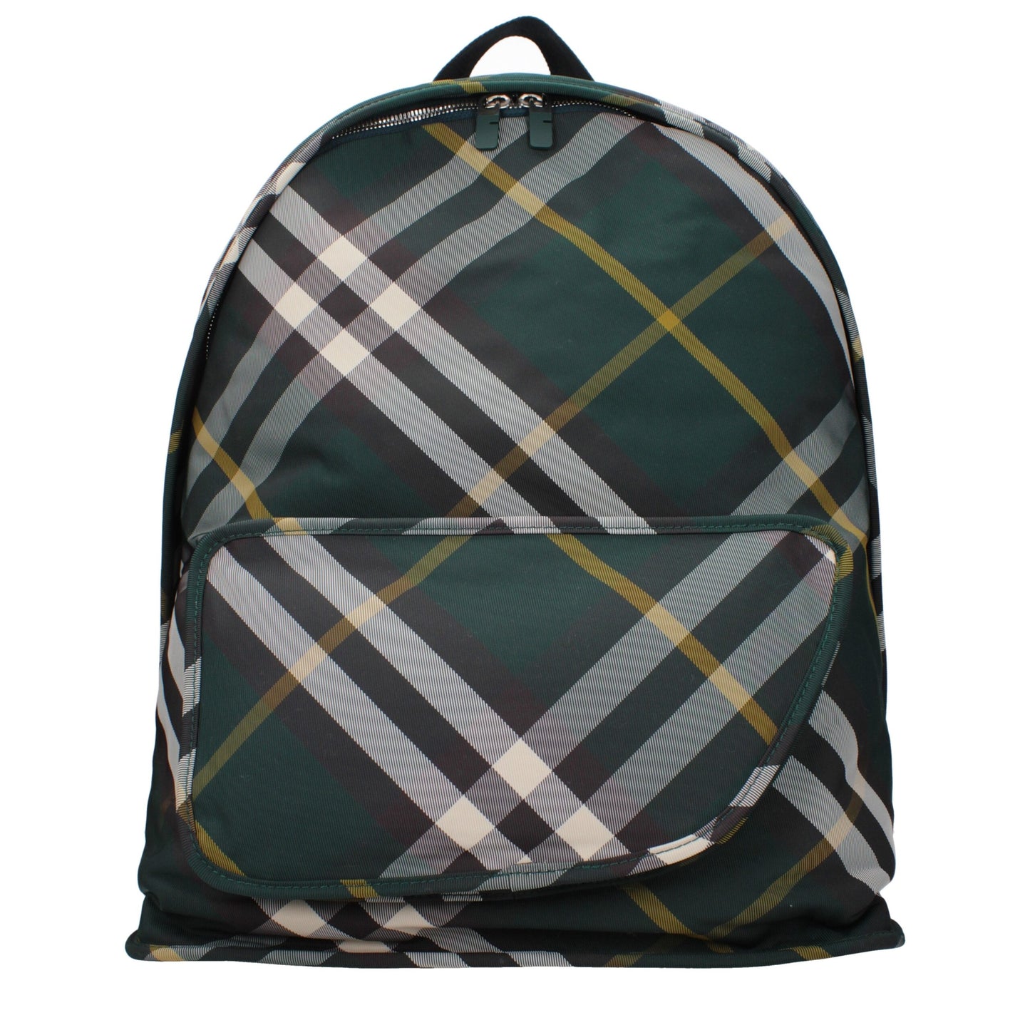 Sac à dos en tissu vert Burberry
