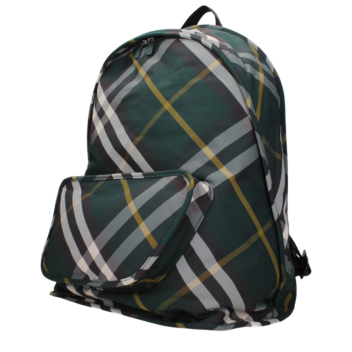 Sac à dos en tissu vert Burberry