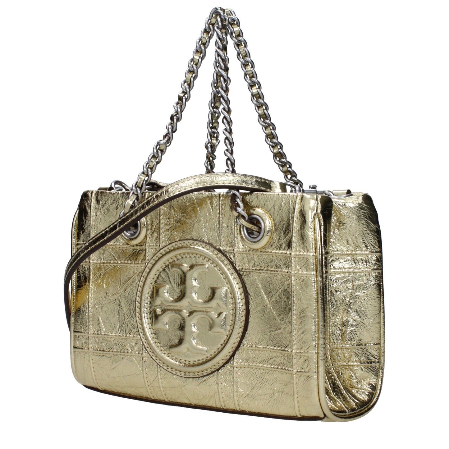 Tory Burch Goldfarbene Lederhandtasche