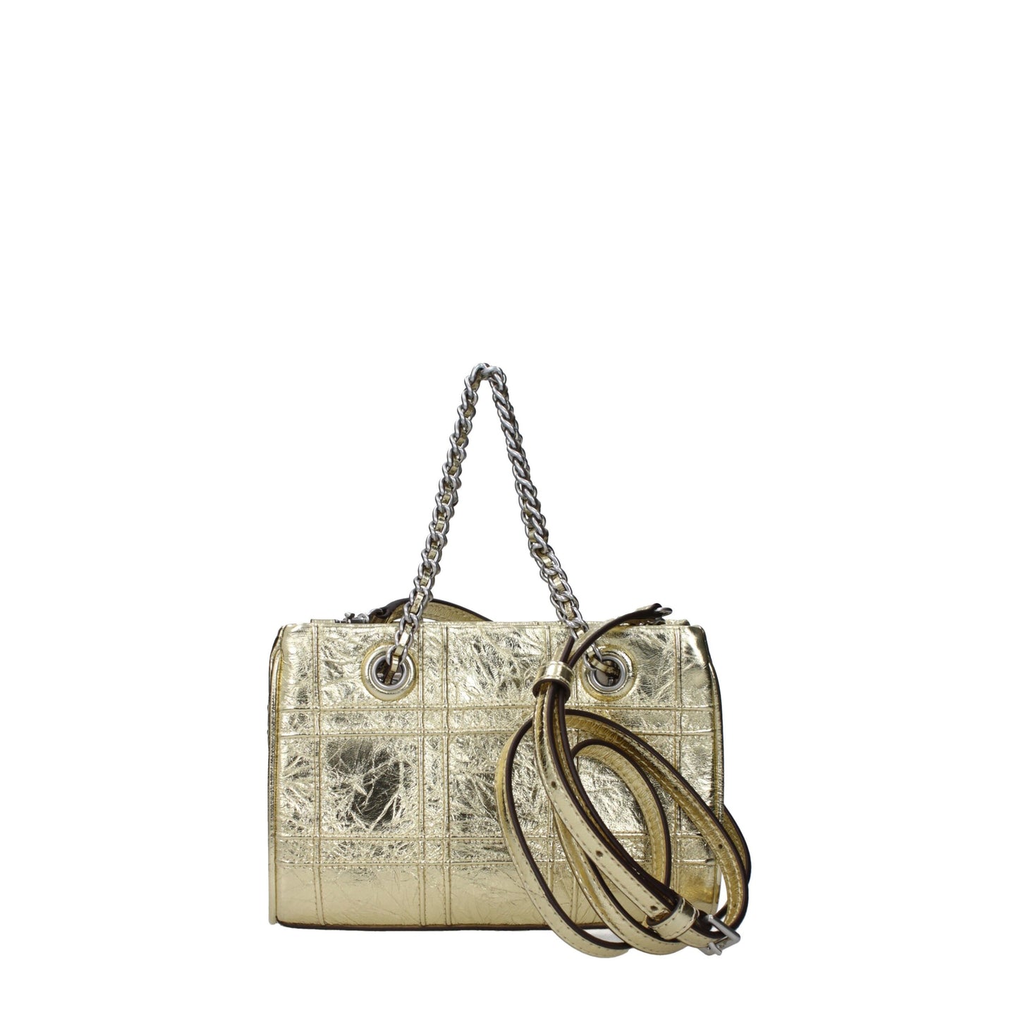 Tory Burch Goldfarbene Lederhandtasche