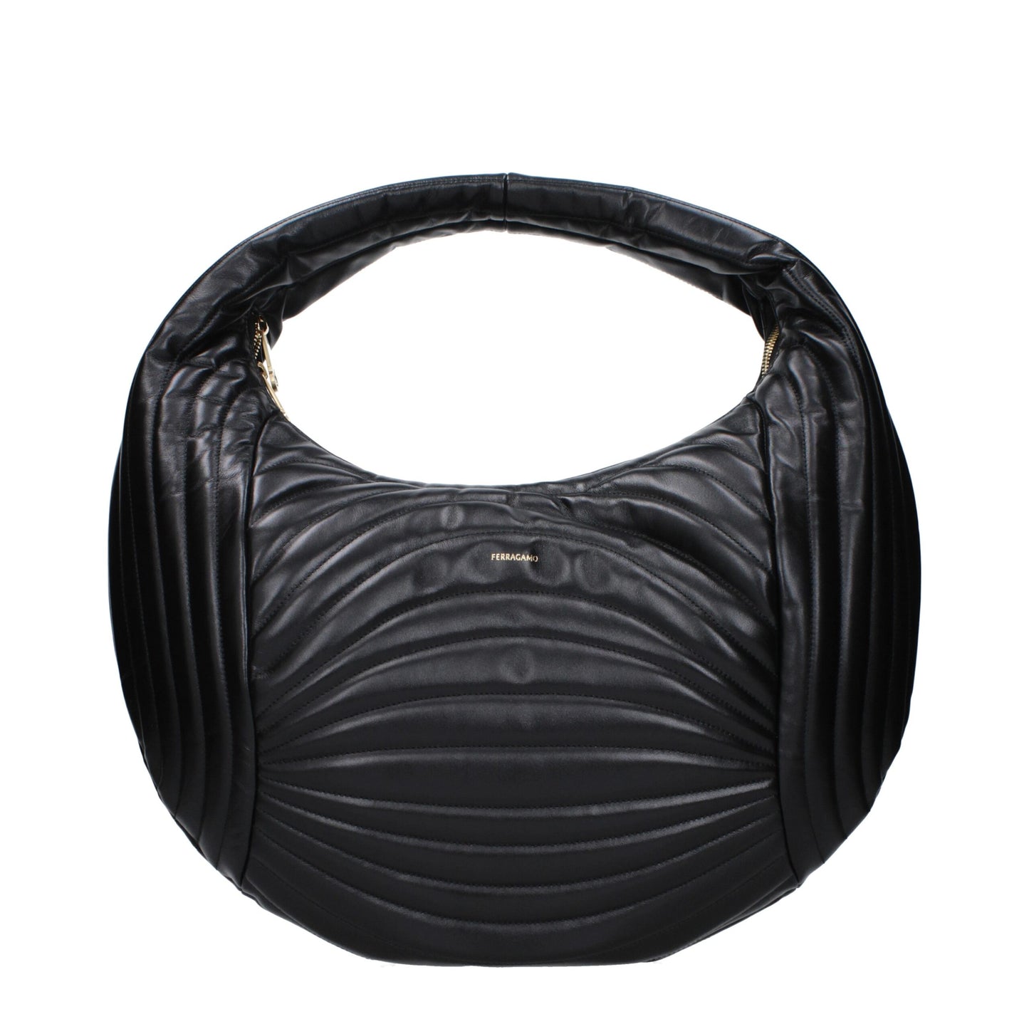 Sacs à main en cuir noir Salvatore Ferragamo