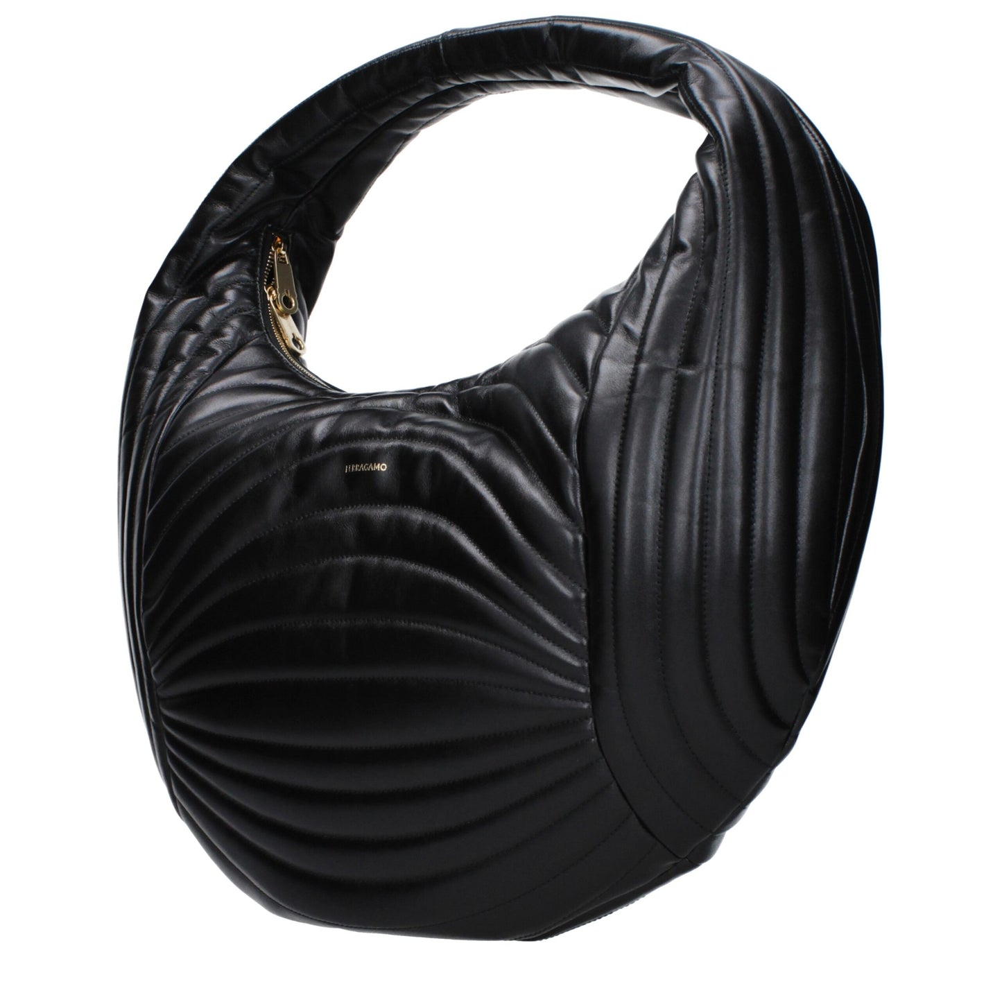 Sacs à main en cuir noir Salvatore Ferragamo