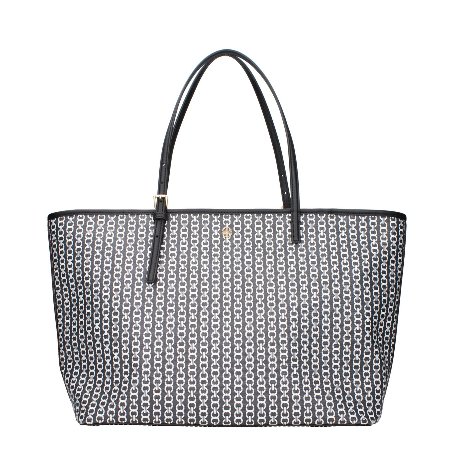 Tory Burch Schwarze Leder-Umhängetasche