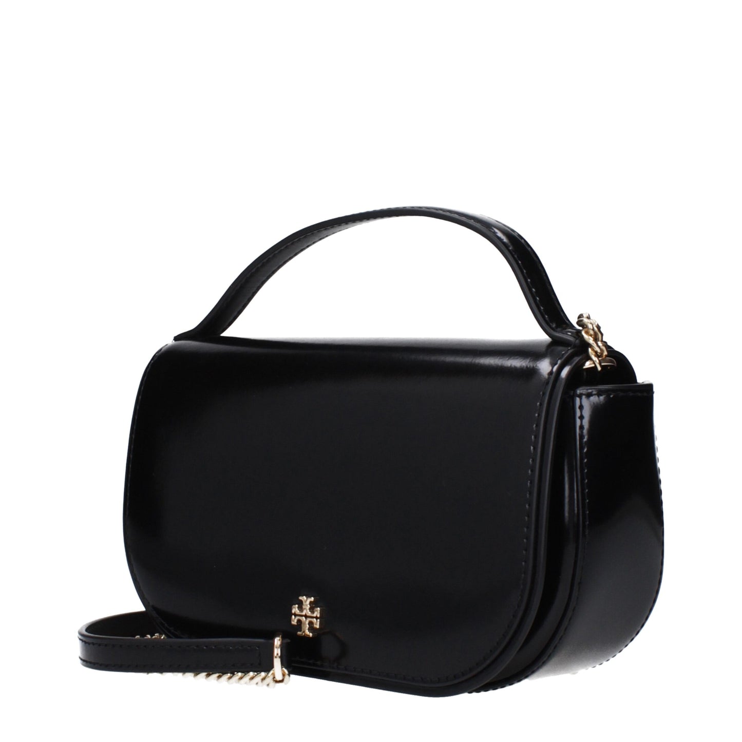 Tory Burch Schwarze Lederhandtasche
