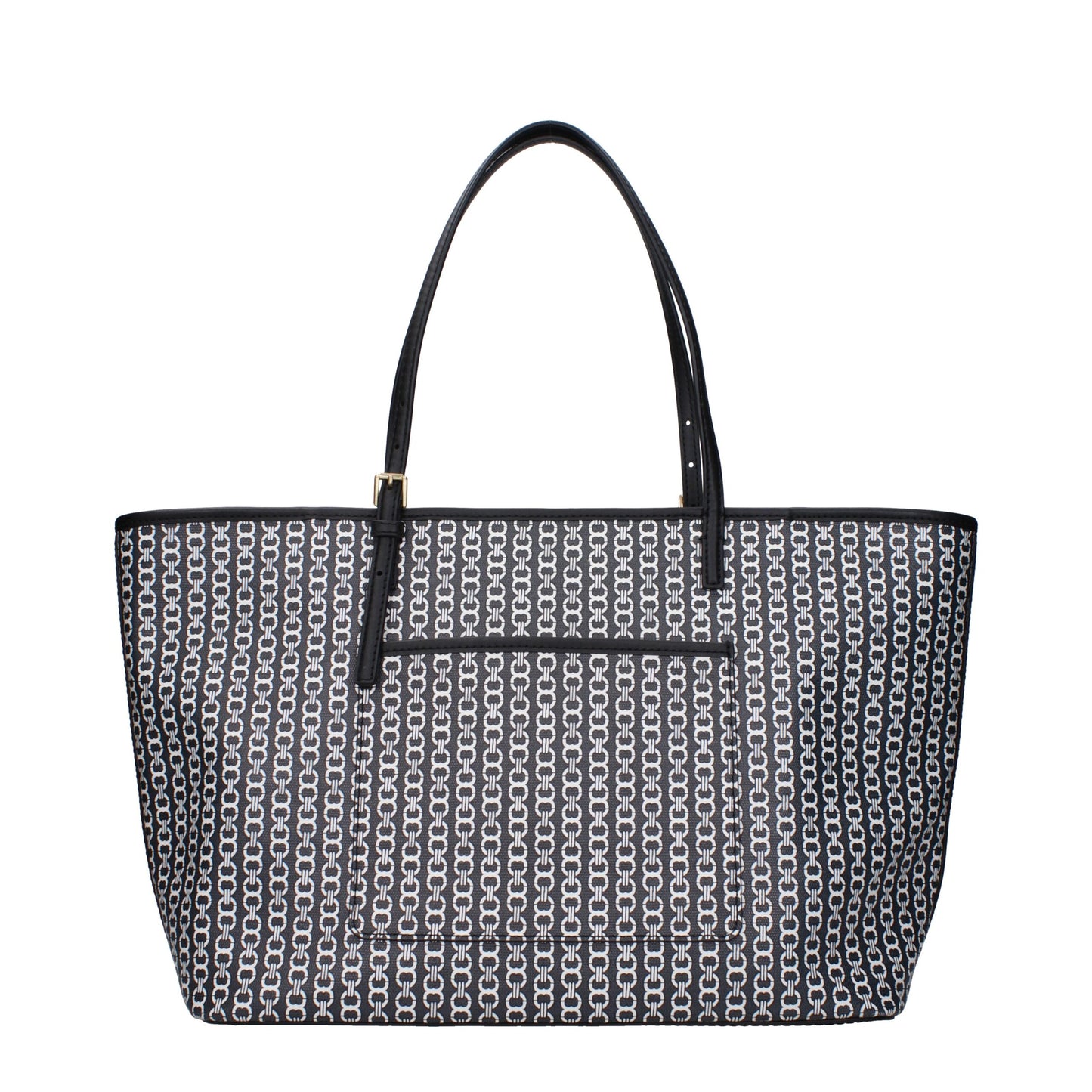 Tory Burch Schwarze Leder-Umhängetasche