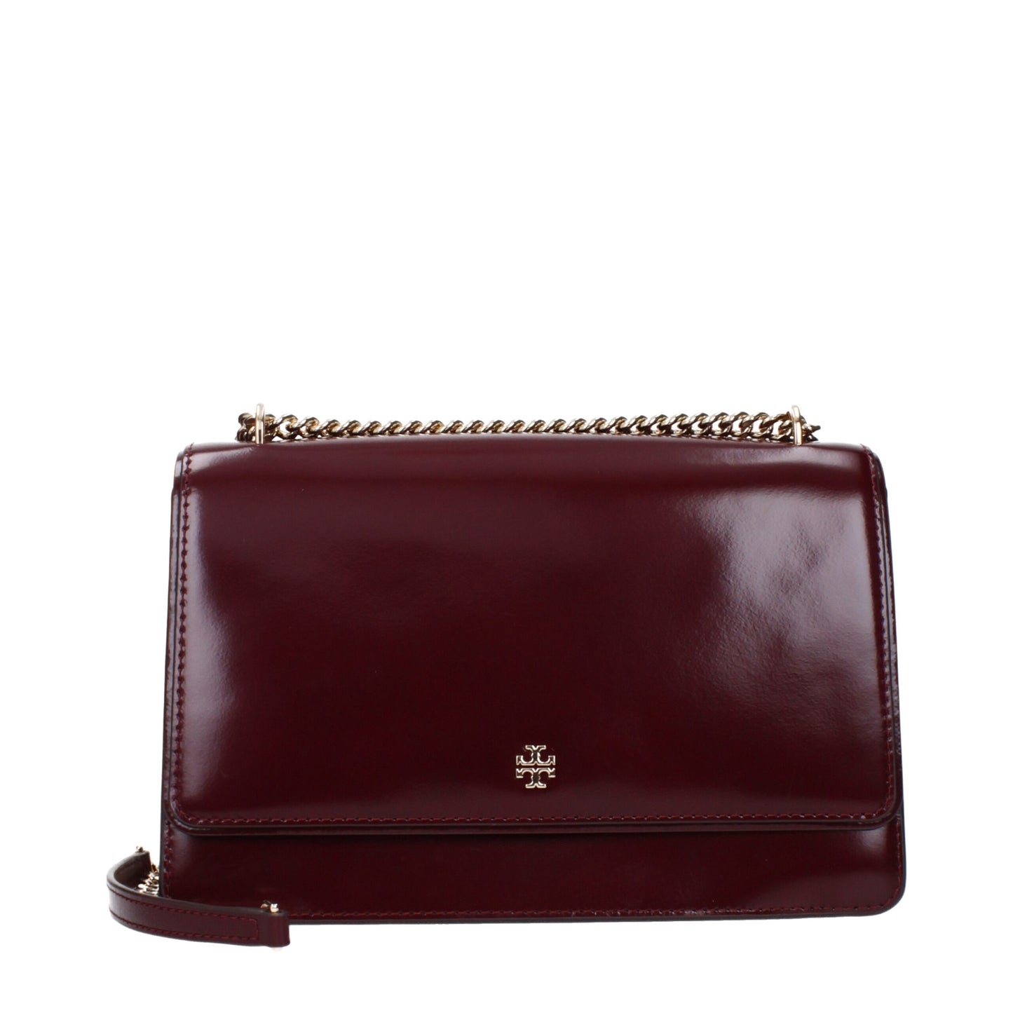 Sac bandoulière en cuir rouge Tory Burch