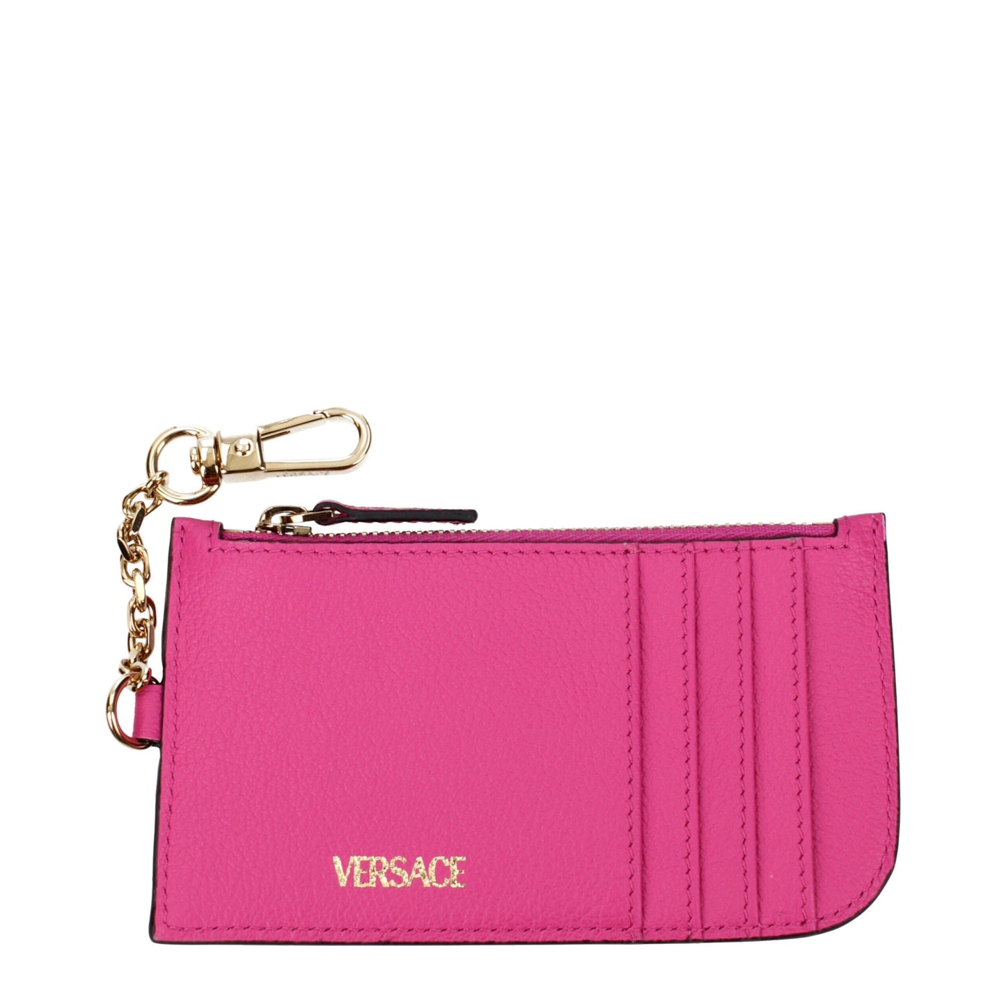 Versace Rosa Leder Geldbörsen