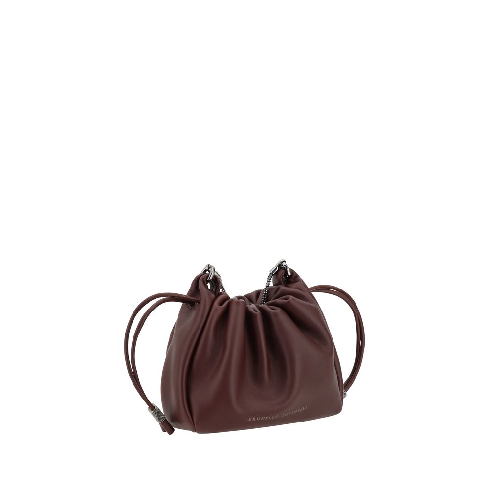 Brunello Cucinelli Bucket Mellow mini Shoulder Bag at The Platonist