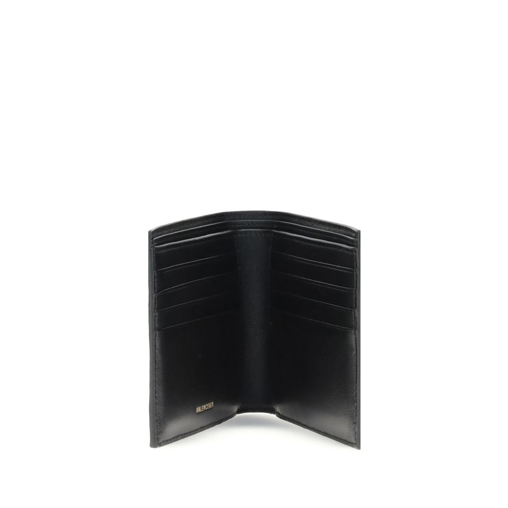 Balenciaga Logo plaque Wallet at The Platonist