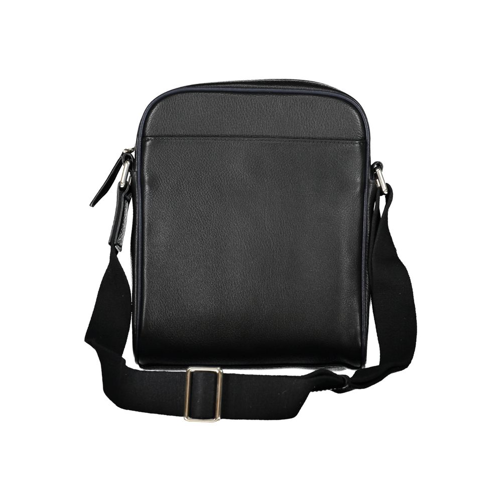 Sac à bandoulière en cuir noir La Martina