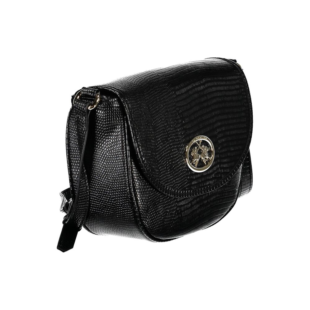 Sac à main en polyéthylène noir La Martina
