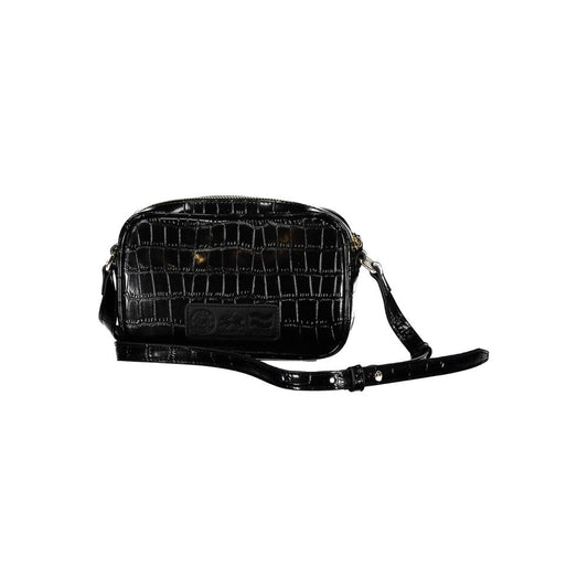 La Martina Black Polyethylene Handbag