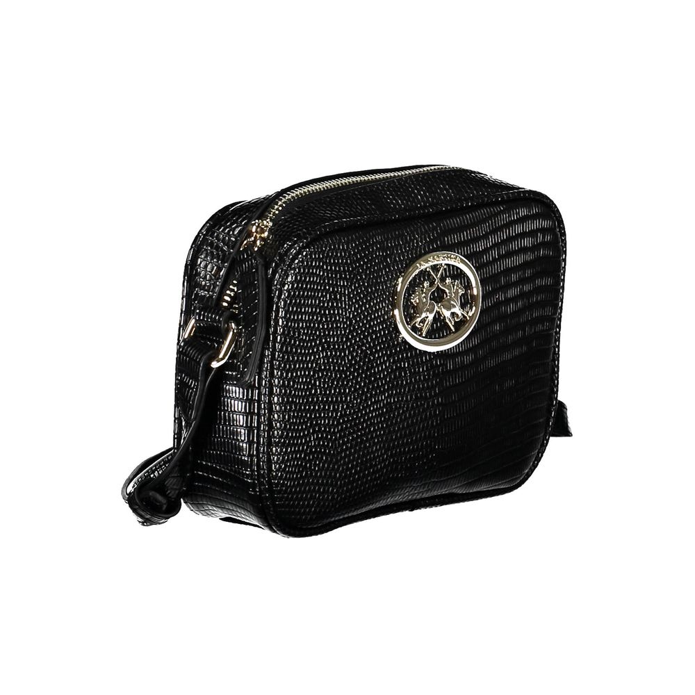 Sac à main en polyéthylène noir La Martina